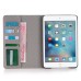 Grid Grain Sleep / Wake Dormancy Function Stand Leather Case With Card Slot For iPad Mini 4 - Khaki