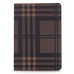 Grid Grain Sleep / Wake Dormancy Function Stand Leather Case with Card Slot for iPad Air 2 ( iPad 6 ) - Brown