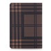 Grid Grain Sleep / Wake Dormancy Function Stand Leather Case with Card Slot for iPad Air 2 ( iPad 6 ) - Brown