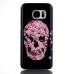 Hard Plastic Black Background Skull Back Cover for Samsung Galaxy S7 Edge G935