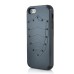 Hard Shield TPU and PC Hybrid Case Cover for iPhone 5 iPhone 5s iPhone 5c - Black