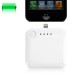 High Capacity 2200mAh Portable 8-Pin Lightning Mobile Power External Battery For iPhone 5 iPod Touch 5 - White