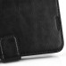High Class Antique Grain Hybrid Lamskin Leather Flip Wallet Stand Case Cover with Card Slot Holder for Samsung Galaxy S4 i9500 - Black