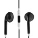 High Quality Earphone With Remote And Mic For iPhone 5 iPod Touch 5 - Black