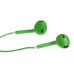 High Quality Earphone With Remote And Mic For iPhone 5 iPod Touch 5 - Green