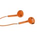 High Quality Earphone With Remote And Mic For iPhone 5 iPod Touch 5 - Orange