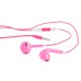 High Quality Earphone With Remote And Mic For iPhone 5 iPod Touch 5 - Pink