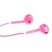 High Quality Earphone With Remote And Mic For iPhone 5 iPod Touch 5 - Pink