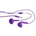 High Quality Earphone With Remote And Mic For iPhone 5 iPod Touch 5 - Purple