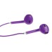 High Quality Earphone With Remote And Mic For iPhone 5 iPod Touch 5 - Purple