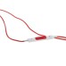 High Quality Earphone With Remote And Mic For iPhone 5 iPod Touch 5 - Red