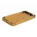 High Quality Metal Back Cover For iPhone 5 - Gold / Black