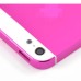 High Quality Metal Back Cover For iPhone 5 - Magenta