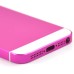 High Quality Metal Back Cover For iPhone 5 - Magenta