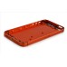 High Quality Metal Back Cover For iPhone 5 - Orange