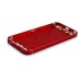 High Quality Metal Back Cover For iPhone 5 - Red