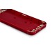 High Quality Metal Back Cover For iPhone 5 - Red