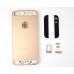 High Quality Metal Back Cover For iPhone 5 - Rose Gold / Black