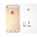 High Quality Metal Back Cover For iPhone 5 - Rose Gold / White