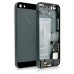 High Quality Metal iPhone 5 Back Cover Housing Assembly With Middle Frame Bezel And Other Parts - Black