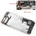 High Quality Metal iPhone 5 Back Cover Housing Assembly With Middle Frame Bezel And Other Parts - Sliver