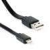 High Speed Noodle Pattern Micro USB Charge sync Cable for iPhone 6 iPhone 5/5S iPad Air 2 - Black