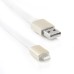 High Speed Noodle Pattern Micro USB Charge sync Cable for iPhone 6 iPhone 5/5S iPad Air 2 - Gold