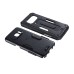 Hole Position Protection Knight TPU + PC Case for Samsung Galaxy S7 - Black