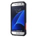 Hole Position Protection Knight TPU + PC Case for Samsung Galaxy S7 - Black/Red