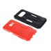 Hole Position Protection Knight TPU + PC Case for Samsung Galaxy S7 - Black/Red