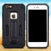 Hole Position Protection Knight TPU + PC Case for iPhone 6/6S - Black