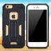 Hole Position Protection Knight TPU + PC Case for iPhone SE/5S - Gold