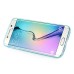 S6 Edge غطاء حماية شفاف أزرق للجالكسي