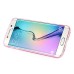 S6 Edge غطاء حماية شفاف وردي للجالكسي