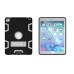 Hybrid Silicone and Plastic Protective Case with Touch Screen Film for iPad Pro 9.7 inch /ipad 6 - Black/Grey