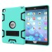 Hybrid Silicone and Plastic Protective Case with Touch Screen Film for iPad Pro 9.7 inch /ipad 6 - Mint green/Black