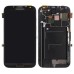 I605 L900 R950 LCD Display Screen With Glass Digitizer Touchscreen Panel + Back Frame + Home Button Housing Replacement Part For Samsung Galaxy Note 2 - Gray