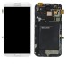 I605 L900 R950 LCD Display Screen With Glass Digitizer Touchscreen Panel + Back Frame + Home Button Housing Replacement Part For Samsung Galaxy Note 2 - White