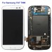 I747 T999 LCD Display Screen With Glass Digitizer Touchscreen Panel + Back Frame + Home Button Housing Replacement Part For Samsung Galaxy S3 - White