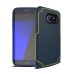 Impact Resistant Shockproof Rugged TPU Case for Samsung Galaxy S7 Edge - Yellow/Blue