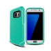 Impact Resistant Shockproof Rugged TPU Case for Samsung Galaxy S7 G930 - White/Green