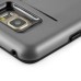 Impact Resistant Wallet Case Card Slot Shell Shockproof Hard TPU And PC Back Cover For Samsung Galaxy Note 5 - Grey