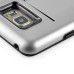 Impact Resistant Wallet Case Card Slot Shell Shockproof Hard TPU And PC Back Cover For Samsung Galaxy Note 5 - Silver