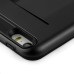 Impact Resistant Wallet Case Card Slot Shell Shockproof Hard TPU And PC Back Cover For iPhone 5 / 5s - Black