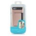 Impact Resistant Wallet Case Card Slot Shell Shockproof Hard TPU And PC Back Cover For iPhone 5 / 5s - Rose Gold