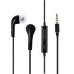 In-Ear Stereo Earphone With Volume Control Button For iPhone Samsung MP3 MP4 - Black