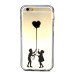 Incoming Call Flashing Hybrid TPU And PC Back Case Cover for iPhone 6 / 6s - Couple And Balloon