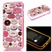 Incoming Call Flashing Hybrid TPU And PC Back Case Cover for iPhone 6 / 6s - Delicious doughnut