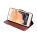 Jean Cloth Design Magnetic Stand Flip Leather Case for iPhone 7 - Black