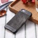 Jeans Cloth Splicing Leather Hard Back PC Shell Case Cover for iPhone SE/5s - Grey